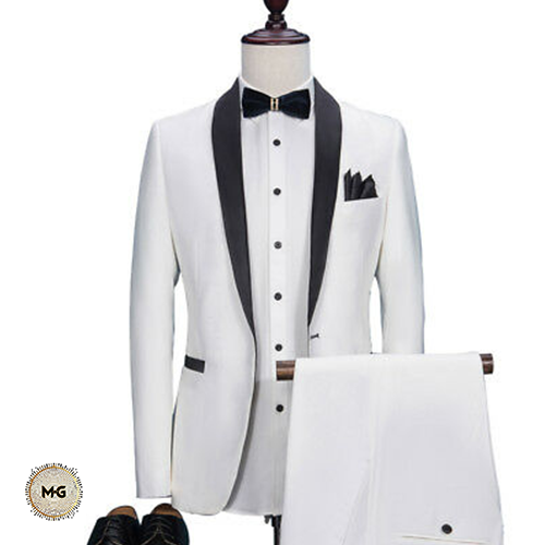 The Coax White Tuxedo Suit