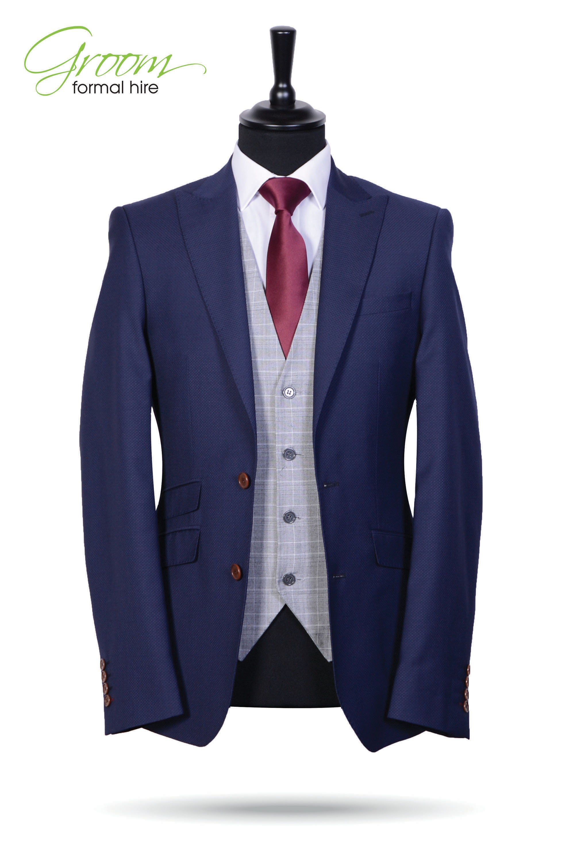 The Blandish Man Peak Collar Three Piece Suit