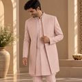 Indo Western for wedding functions in Powder Pink