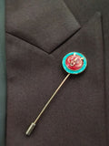 Bagh Meenakari Lapel Pin