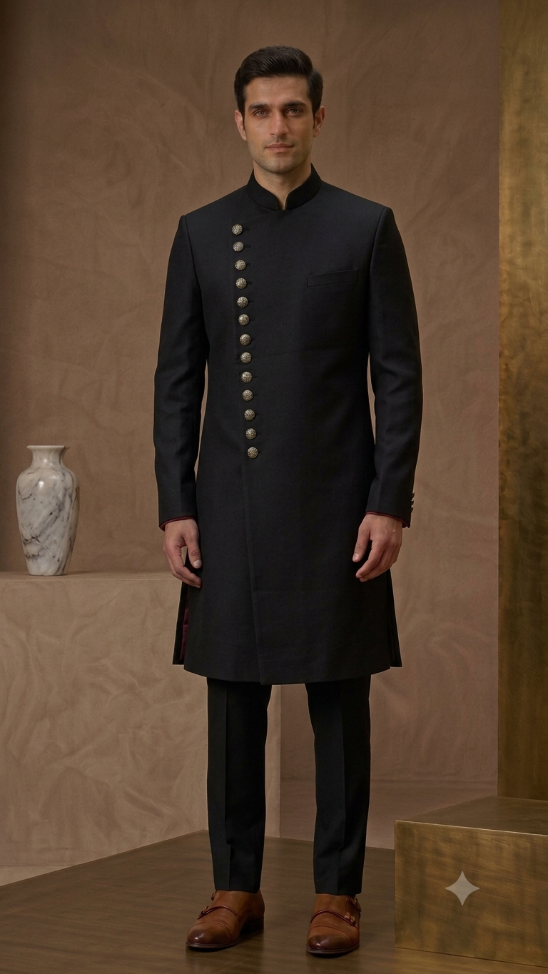 The Imperial Sculpted Crossover Indo-Western Set