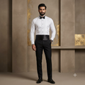 The Classic Wingtip Parted Pintuck Tuxedo Shirt