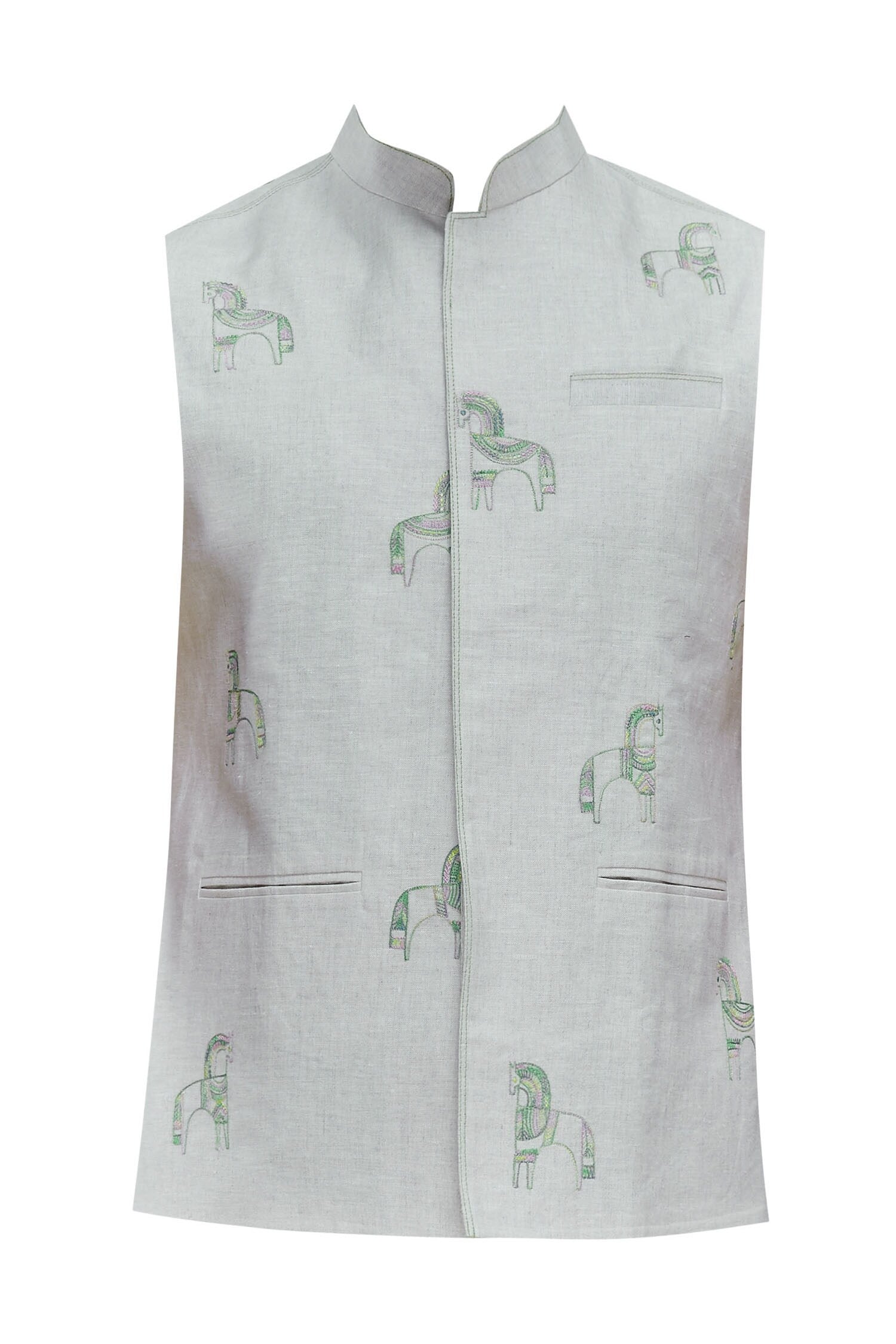 Bundi Jackets - ALL OVER FOLK ART EMBROIDERY JACKET