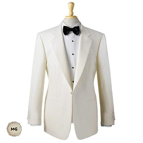 The White Personal Notch Collar Suit