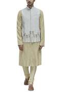 Jodhpuri Jackets - HEM FOLK ART EMBROIDERY JACKET