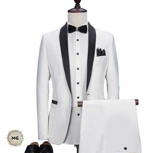 The Protagonist - White Tuxedo Suit