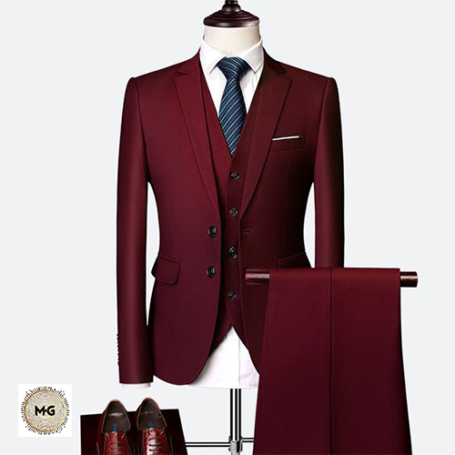 The Refined Man Peak Collar Three  Piece Suit