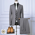 The Groomsmen Suit - Classic Notch Collar Three Piece Suit