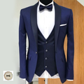 THE PLAYER - Collar Shawl Three Piece Tuxedo Suit
