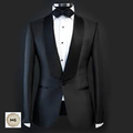 The Bodacious Straight Cut Shawl Collar Two Piece Tuxedo Suit
