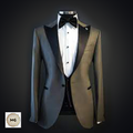 The Director -  Peak Collar Three Piece Tuxedo Suit