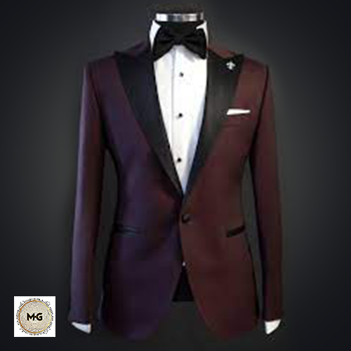 The Commander Peak Collar Three Piece Tuxedo Suit