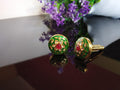 Chand Mahal Green Cufflink